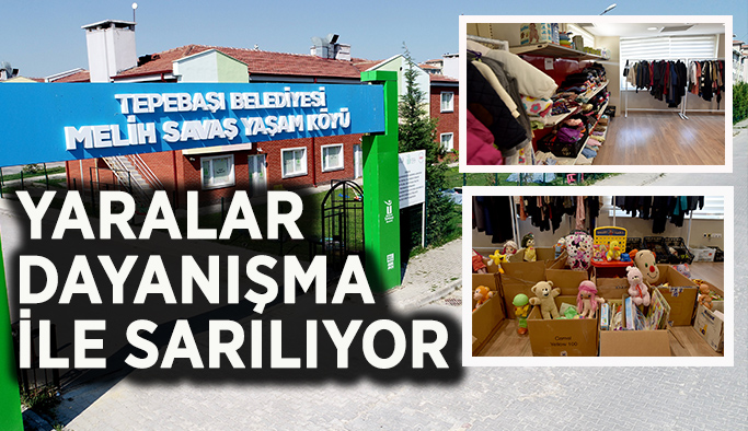 Tepebaşı dayanışmayı sürdürüyor