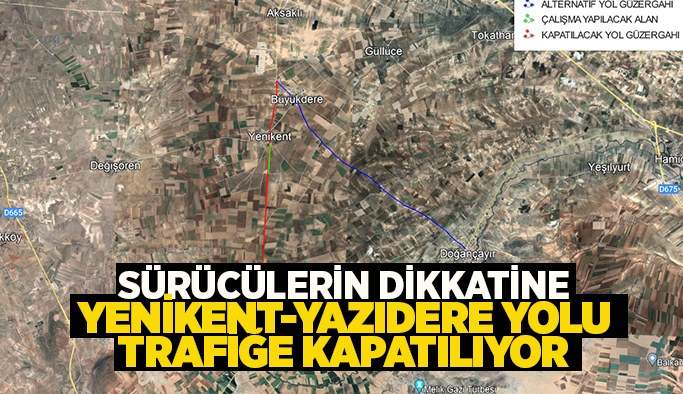 Büyükşehir, sürücüleri o yol için uyardı!