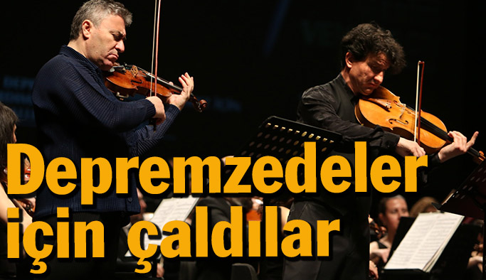 Dünyaca ünlü sanatçılar depremzedeler yararına konser verdi