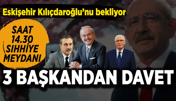 Kılıçdaroğlu 14.30’da Eskişehirlilerle buluşacak