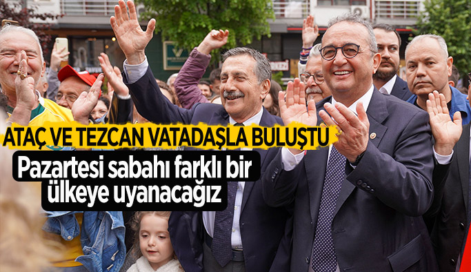 Başkan Ataç ve Bülent Tezcan’dan esnafları ziyaret etti