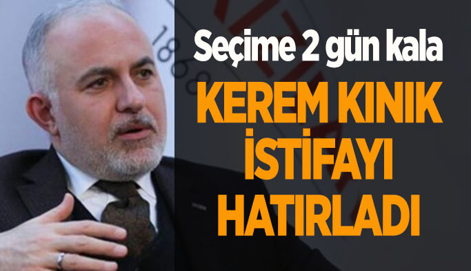 Kızılay başkanı istifa etti