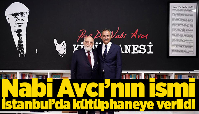 Prof.Dr. Nabi Avcı Kütüphanesi törenle açıldı