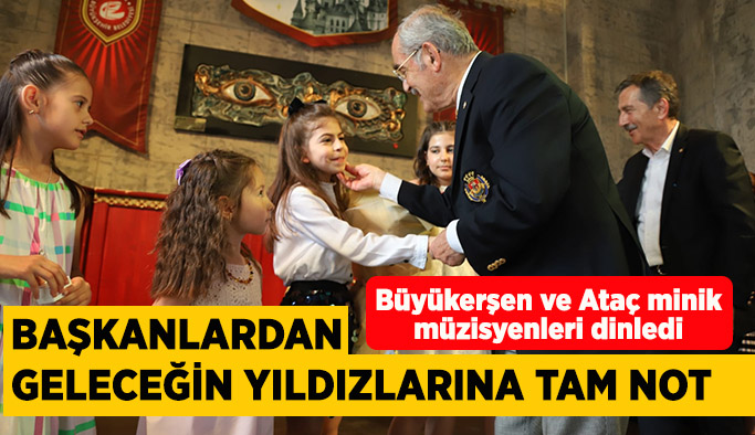 Başkanlardan geleceğin yıldızlarına tam not