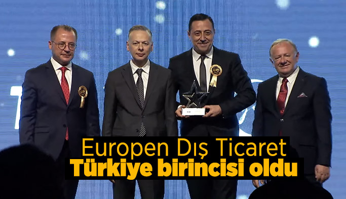 Europen Dış Ticaret Türkiye birincisi oldu