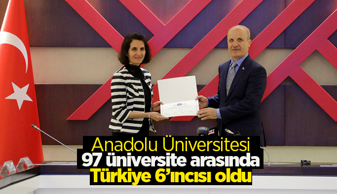 YÖK’ten Anadolu Üniversitesi’ne 15 ödül birden geldi