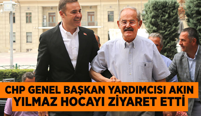 CHP Genel Başkan Yardımcısı Ahmet Akın'dan Başkan Büyükerşen'e ziyaret