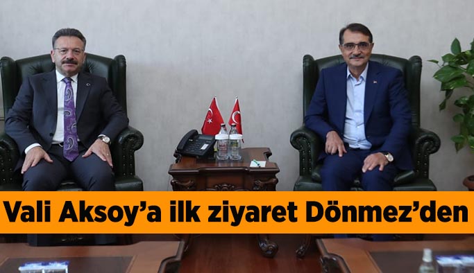 Dönmez Vali Aksoy'u ziyaret etti