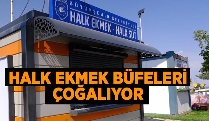 Halk Ekmek büfeleri çoğalıyor