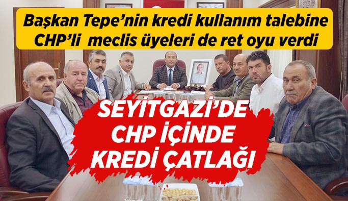 Seyitgazi Belediye Başkanı Uğur Tepe'ye CHP'li meclis üyelerinden onay çıkmadı