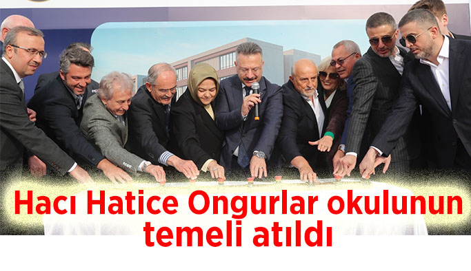 Eskişehir’de 32 derslikli Hacı Hatice Ongurlar Ortaokulunun temeli atıldı