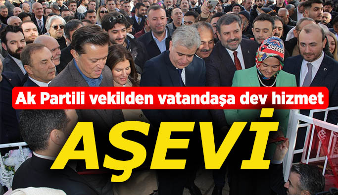 AK Partili Hatipoğlu Emek'te aşevi açtı