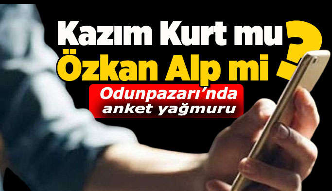 Odunpazarı için anket yağmuru