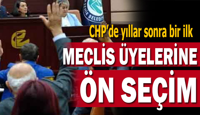 CHP Üyeleri 28 Ocak'ta sandık başına gidiyor