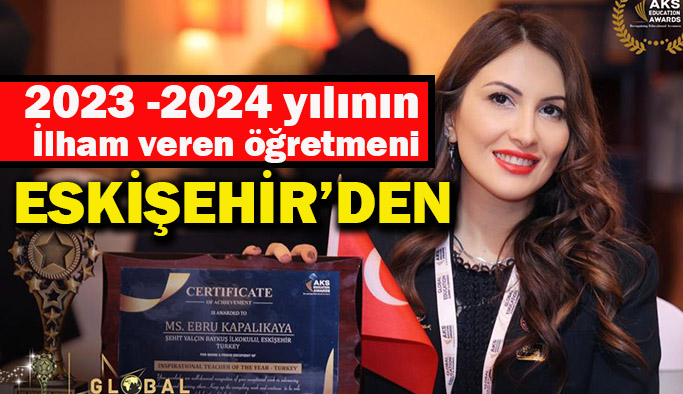 Ebru öğretmene uluslararası başarı ödülü