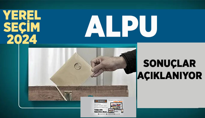 Eskişehir Alpu'da CHP önde