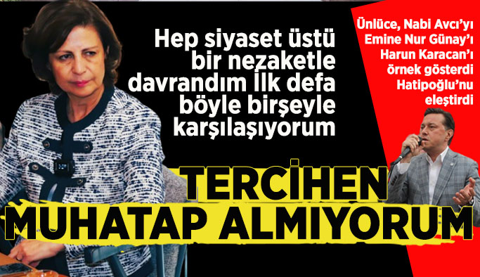 Ünlüce: Kısır bir tartışmanın içine girmek istemiyorum