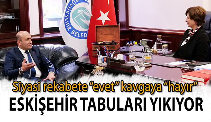AK Parti İl Başkanı Albayrak CHP'li Büyükşehir Belediye Başkanı Ünlüce'yi makamında ziyaret etti "hayırlı olsun" dedi