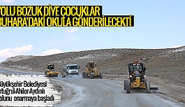 BÜYÜKŞEHİR SİVRİHİSAR'DAKİ O YOLU ONARIYOR