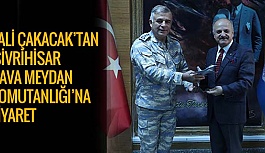 Vali Çakacak’tan, Sivrihisar Hava Meydan Komutanlığı’na Ziyaret