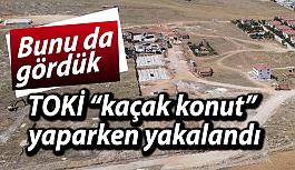 TOKİ tarafından yapılan toplu konut inşaatı, ilk kez bir belediye tarafından mühürlendi