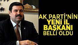 AK Parti'nin yeni il başkanı belli oldu