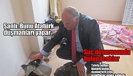 Atatürk büstünü kırdılar!