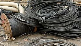 950 metre kablo çalındı