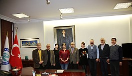Dostluk Konseri sanatçılarından Büyükerşen'e ziyaret
