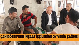 ÇAKIRÖZER REFERANDUM TURLARINI SÜRDÜRÜYOR