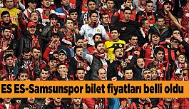 ES ES-Samsunspor bilet fiyatları belli oldu