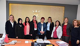 MHP Kadın Kollarından AK Parti Kadın Kollarına ziyaret