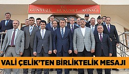 VALİ ÇELİK GÜNYÜZÜ’NDEYDİ