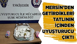 MERSİN’DEN GETİRDİKLERİ TATLININ İÇİNDEN UYUŞTURUCU ÇIKTI