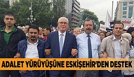 ADALET YÜRÜYÜŞÜNE ESKİŞEHİR'DEN DESTEK