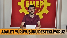 ADALET YÜRÜYÜŞÜNÜ DESTEKLİYORUZ