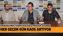 BAŞKAN ÜNAL TARAFTARLARA ANLATTI