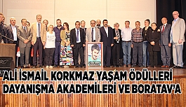 KORKUT BORATAV VE DAYANIŞMA AKADEMİLERİ'NE ALİ İSMAİL KORKMAZ YAŞAM ÖDÜLÜ