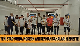 YENİ STADYUMDA MODERN ANTRENMAN SAHALARI HİZMETTE