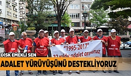 ADALET YÜRÜYÜŞÜNÜ DESTEKLİYORUZ