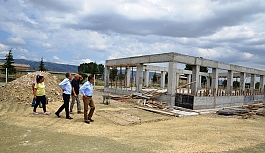 Başkan Ataç çalışmaları yerinde inceledi