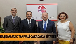 BAŞKAN ATAÇ’TAN VALİ ÇAKACAK'A ZİYARET