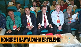 KONGRE 1 HAFTA DAHA ERTELENDİ