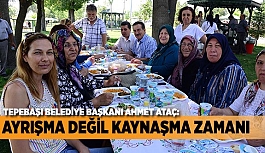 AYRIŞMA DEĞİL KAYNAŞMA ZAMANI