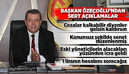 BAŞKAN ÖZEÇOĞLU’NDAN SERT AÇIKLAMALAR