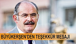 Büyükerşen’den teşekkür mesajı