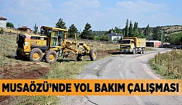 MUSAÖZÜ’NDE YOL BAKIM ÇALIŞMASI