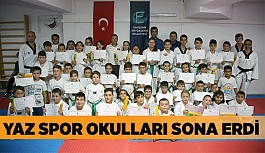 YAZ SPOR OKULLARI SONA ERDİ