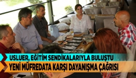 EĞİTİM SENDİKALARI MÜFREDATA KARŞI BİR ARADA