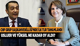 CHP GRUP BAŞKANVEKİLLİĞİ’NDE İLK TUR TAMAMLANDI